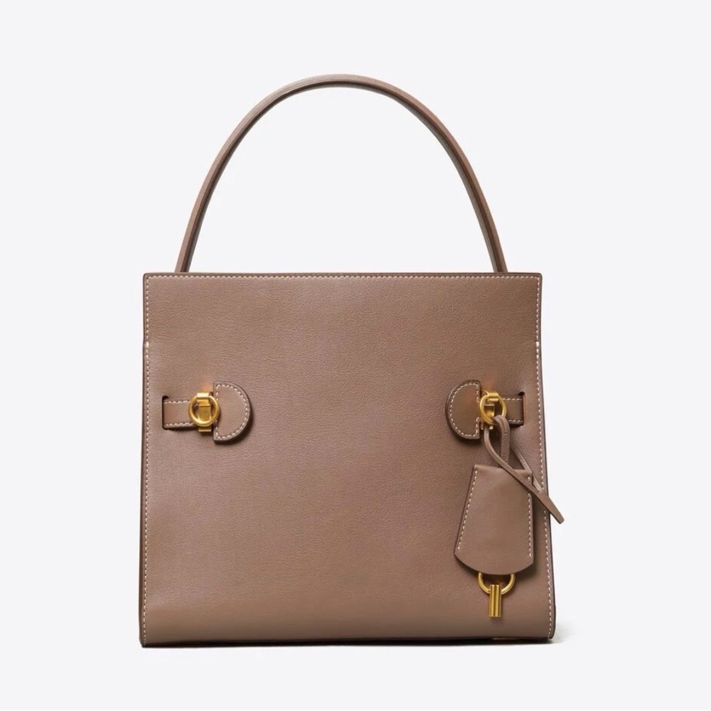 Tory Burch Lee Radziwill Shoulder Bag in Clam Shell - Picture 4 of 15